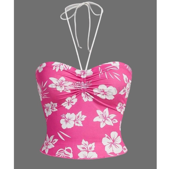NWT- Hawaiian Halter Tube Top - Picture 5 of 6